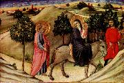 Flight to Egypt  predella panel Pietro